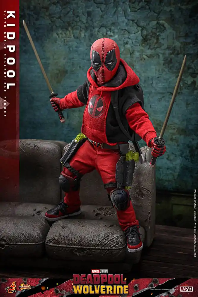 Deadpool & Wolverine Movie Masterpiece Akcijska figura 1/6 Kidpool 22 cm fotografija izdelka