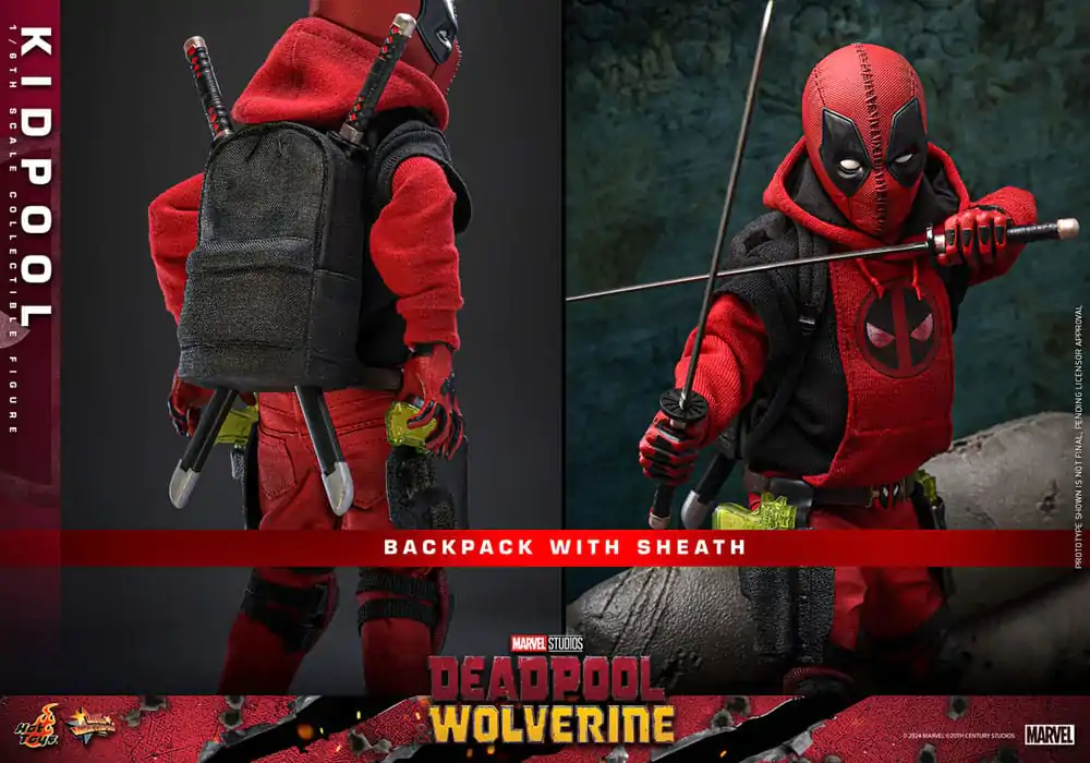 Deadpool & Wolverine Movie Masterpiece Akcijska figura 1/6 Kidpool 22 cm fotografija izdelka