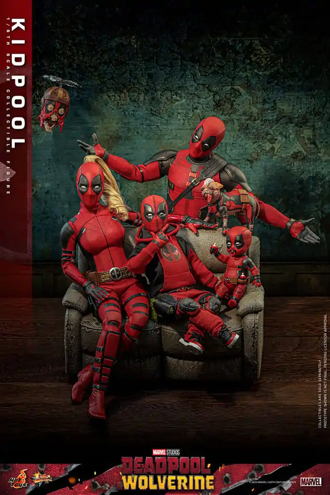 Deadpool & Wolverine Movie Masterpiece Akcijska figura 1/6 Kidpool 22 cm fotografija izdelka