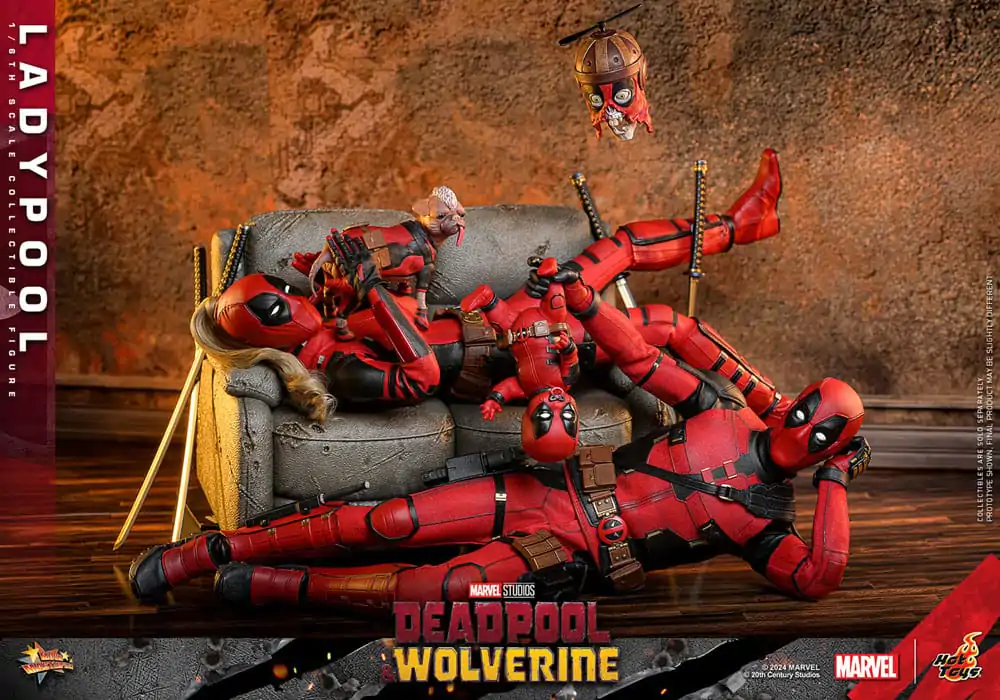 Deadpool & Wolverine Movie Masterpiece akcijska figura 1/6 Ladypool 30 cm fotografija izdelka