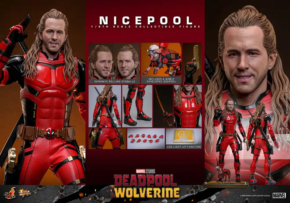 Deadpool & Wolverine Movie Masterpiece akcijska figura 1/6 Nicepool 30 cm fotografija izdelka