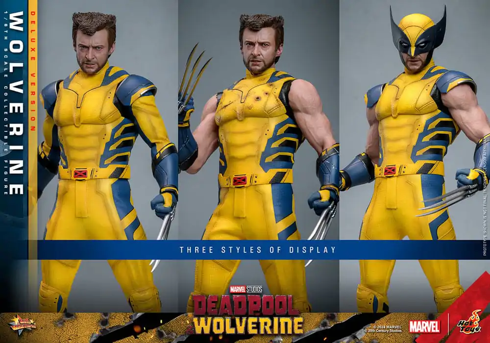 Deadpool & Wolverine Movie Masterpiece akcijska figura 1/6 Wolverine (Deluxe Version) 31 cm fotografija izdelka