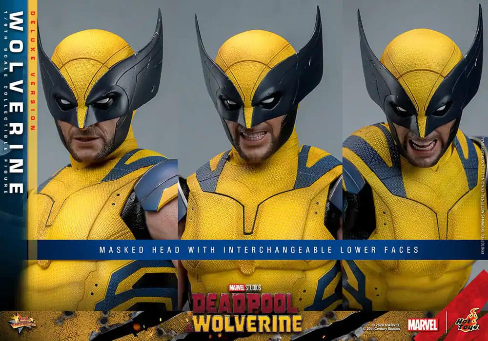 Deadpool & Wolverine Movie Masterpiece akcijska figura 1/6 Wolverine (Deluxe Version) 31 cm fotografija izdelka