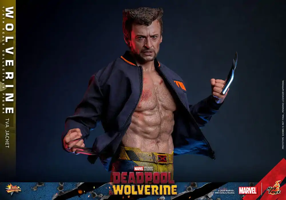 Deadpool & Wolverine Movie Masterpiece Akcijska figura 1/6 Wolverine (TVA Jacket Version) 31 cm fotografija izdelka