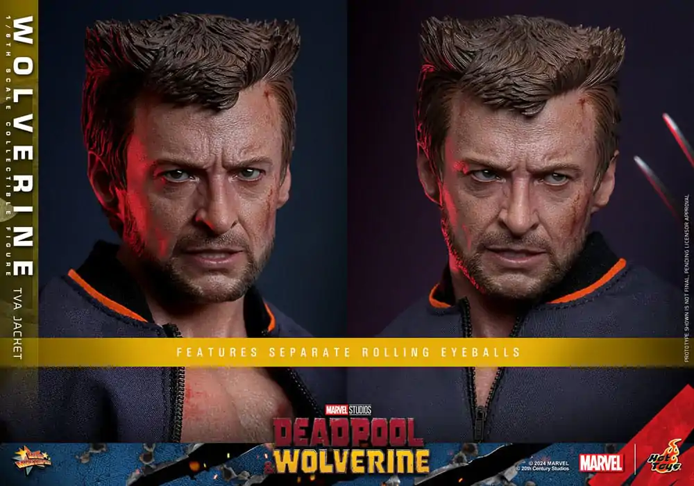 Deadpool & Wolverine Movie Masterpiece Akcijska figura 1/6 Wolverine (TVA Jacket Version) 31 cm fotografija izdelka