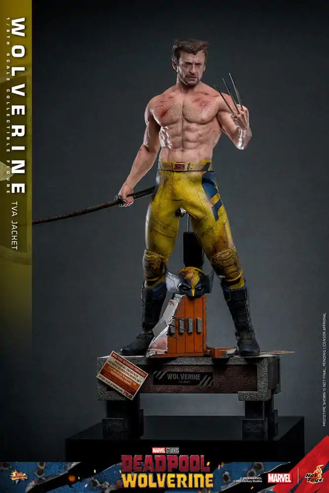 Deadpool & Wolverine Movie Masterpiece Akcijska figura 1/6 Wolverine (TVA Jacket Version) 31 cm fotografija izdelka