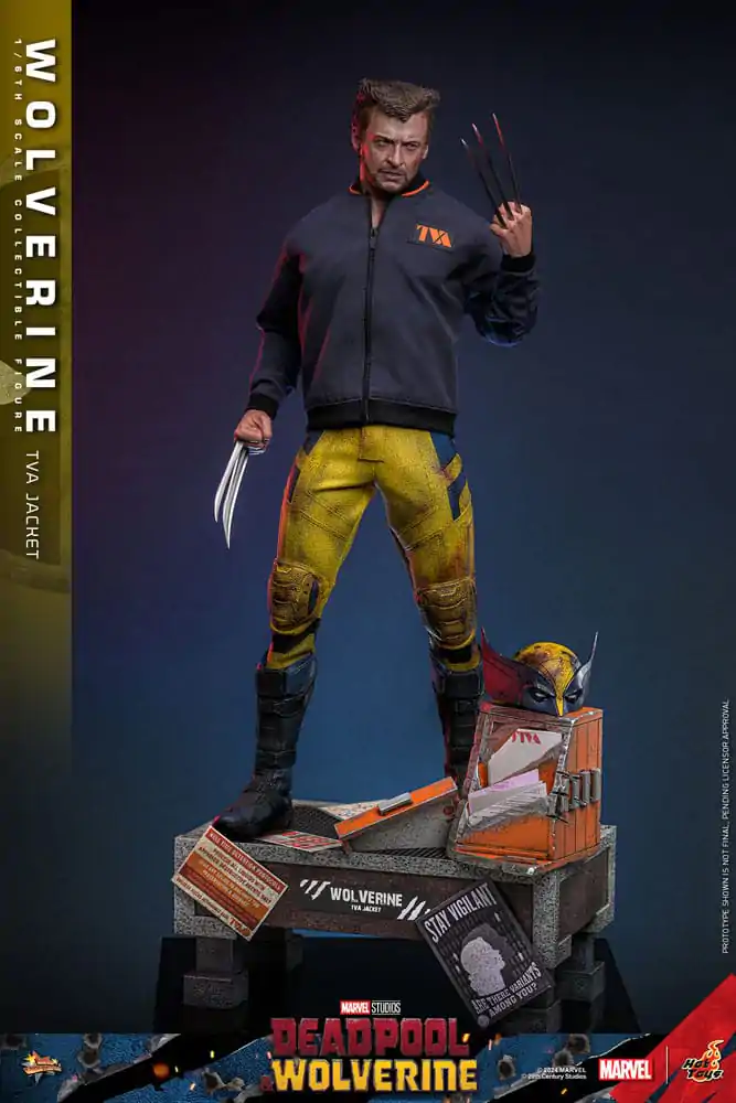 Deadpool & Wolverine Movie Masterpiece Akcijska figura 1/6 Wolverine (TVA Jacket Version) 31 cm fotografija izdelka