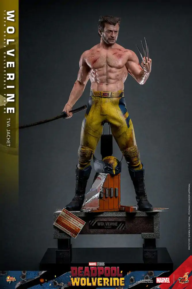 Deadpool & Wolverine Movie Masterpiece Akcijska figura 1/6 Wolverine (TVA Jacket Version) 31 cm fotografija izdelka