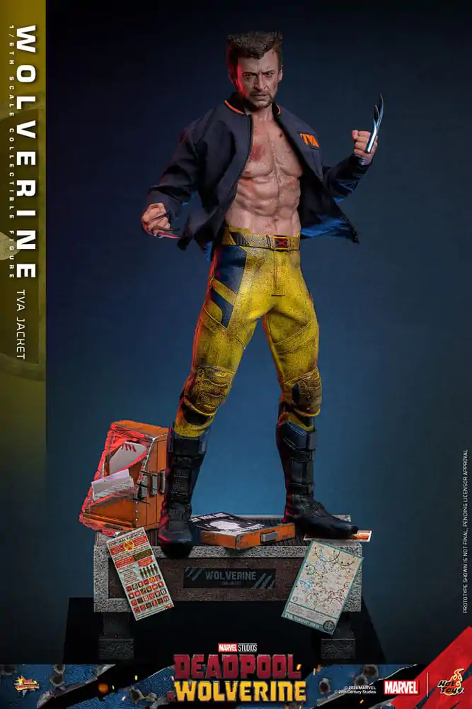 Deadpool & Wolverine Movie Masterpiece Akcijska figura 1/6 Wolverine (TVA Jacket Version) 31 cm fotografija izdelka