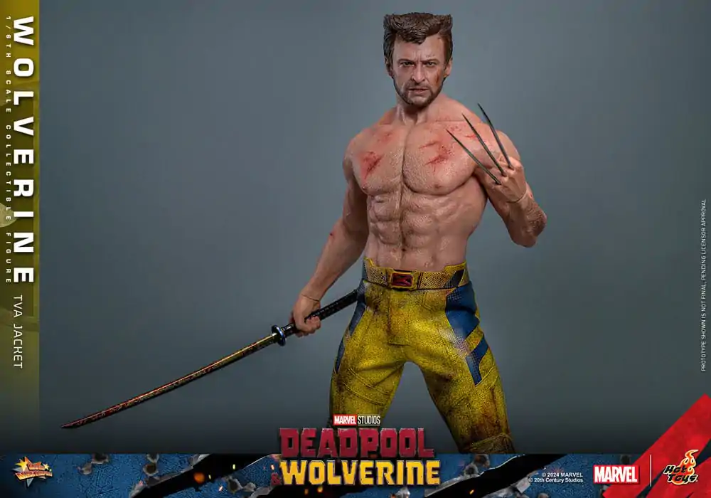 Deadpool & Wolverine Movie Masterpiece Akcijska figura 1/6 Wolverine (TVA Jacket Version) 31 cm fotografija izdelka