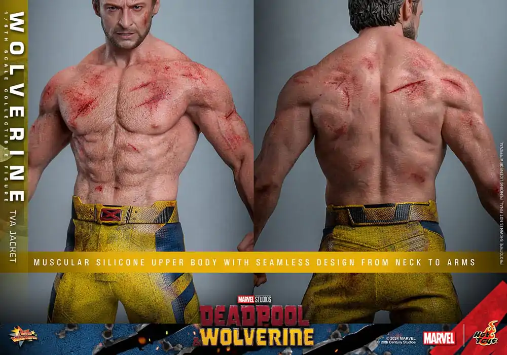 Deadpool & Wolverine Movie Masterpiece Akcijska figura 1/6 Wolverine (TVA Jacket Version) 31 cm fotografija izdelka