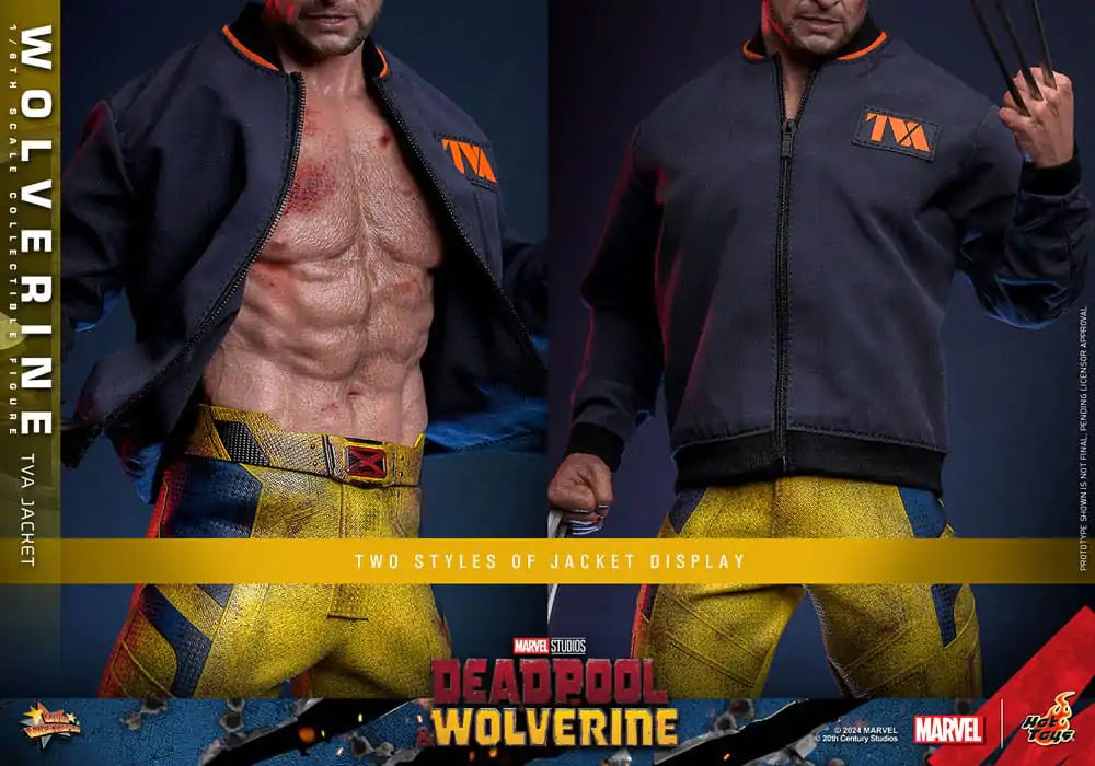 Deadpool & Wolverine Movie Masterpiece Akcijska figura 1/6 Wolverine (TVA Jacket Version) 31 cm fotografija izdelka