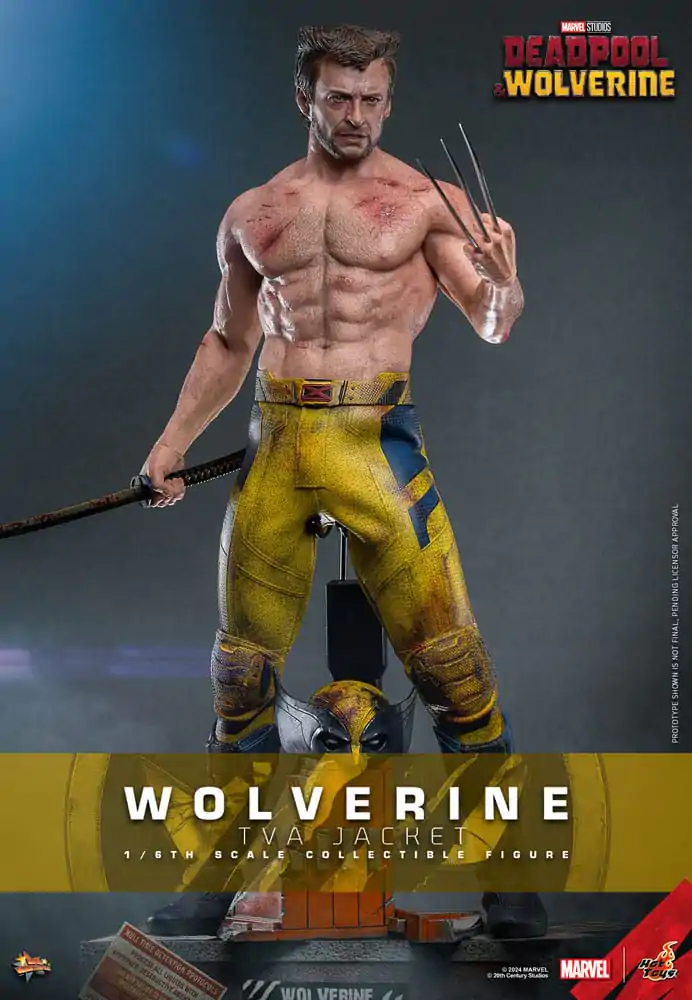 Deadpool & Wolverine Movie Masterpiece Akcijska figura 1/6 Wolverine (TVA Jacket Version) 31 cm fotografija izdelka