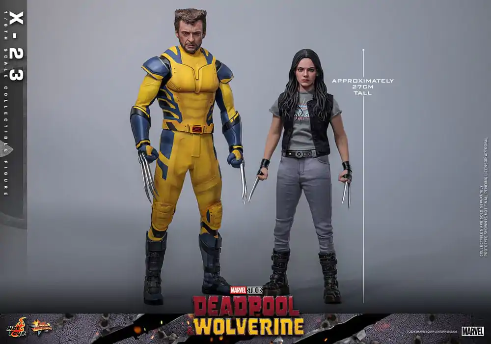 Deadpool & Wolverine Movie Masterpiece akcijska figura 1/6 X-23 27 cm fotografija izdelka