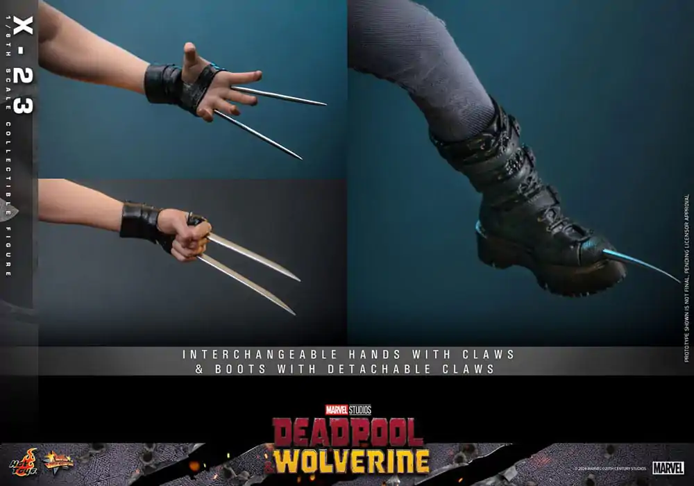 Deadpool & Wolverine Movie Masterpiece akcijska figura 1/6 X-23 27 cm fotografija izdelka