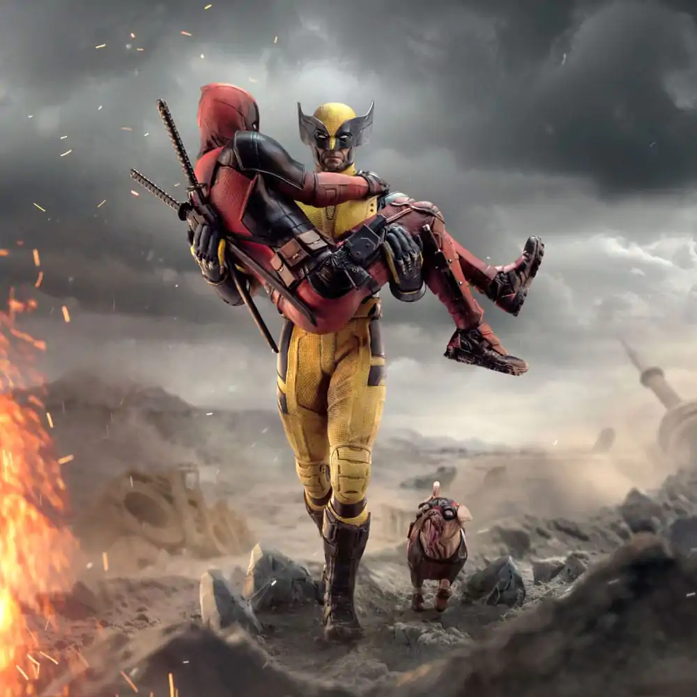 Deadpool Deluxe umetniška figura v merilu 1/10 Deadpool & Wolverine 21 cm fotografija izdelka