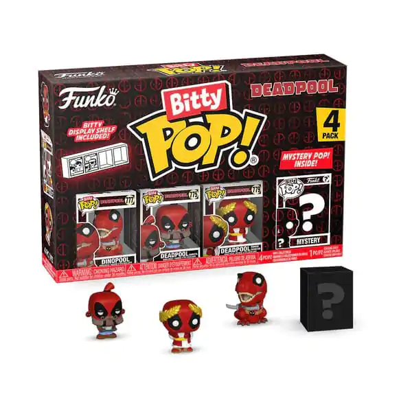 Deadpool Bitty Funko POP! Vinilna Figura 4-Pack Dinopool 2,5 cm fotografija izdelka