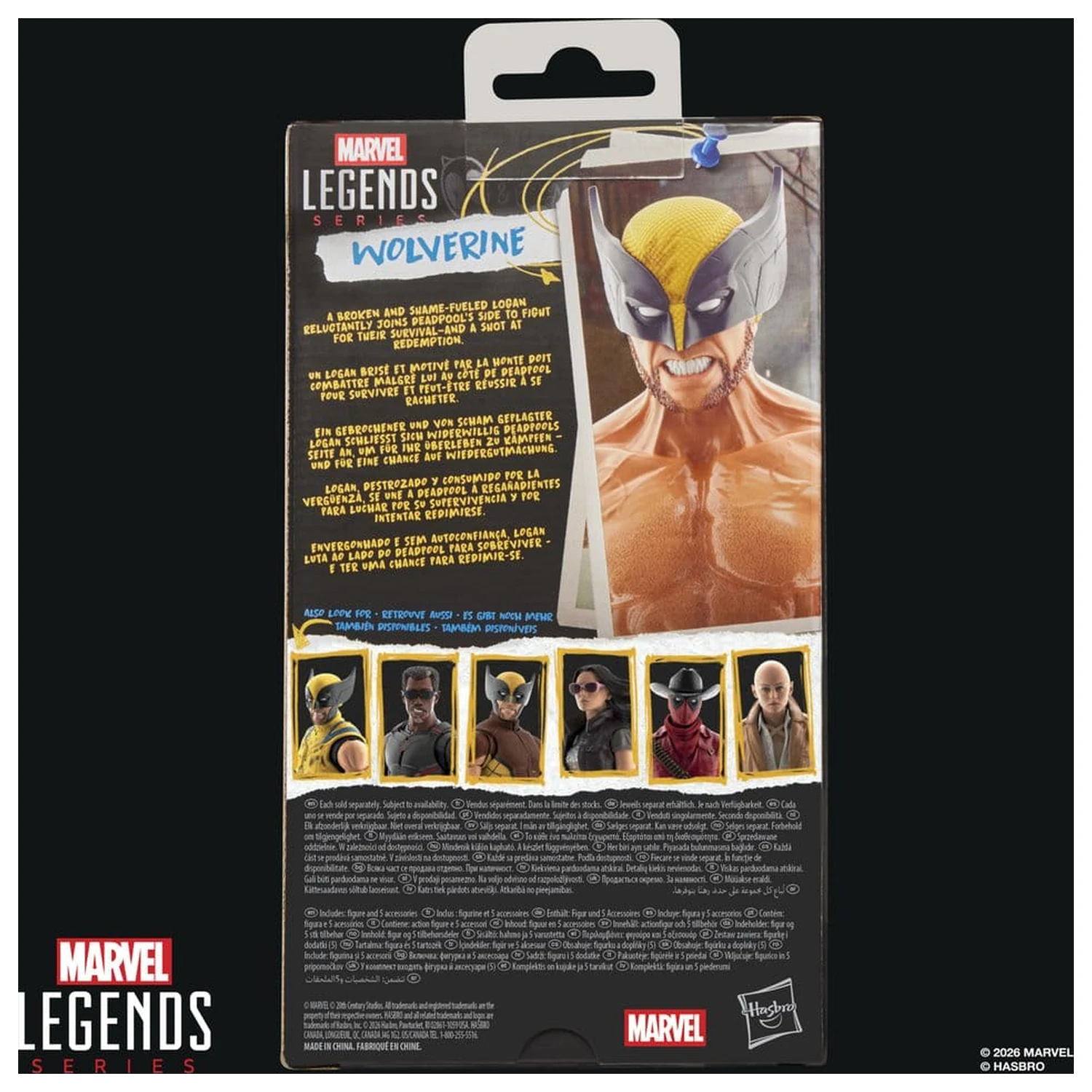 Deadpool & Wolverine Marvel Legends akcijska figura Wolverine 15 cm fotografija izdelka