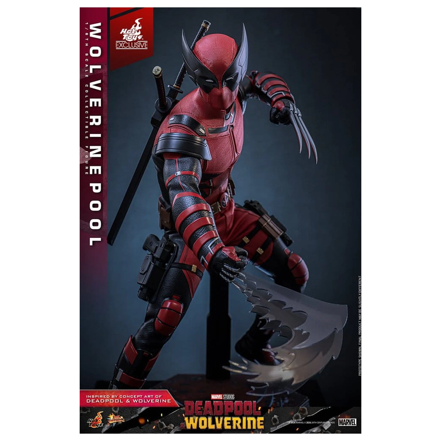 Deadpool & Wolverine Movie Masterpiece akcijska figura 1/6 Wolverinepool 31 cm fotografija izdelka