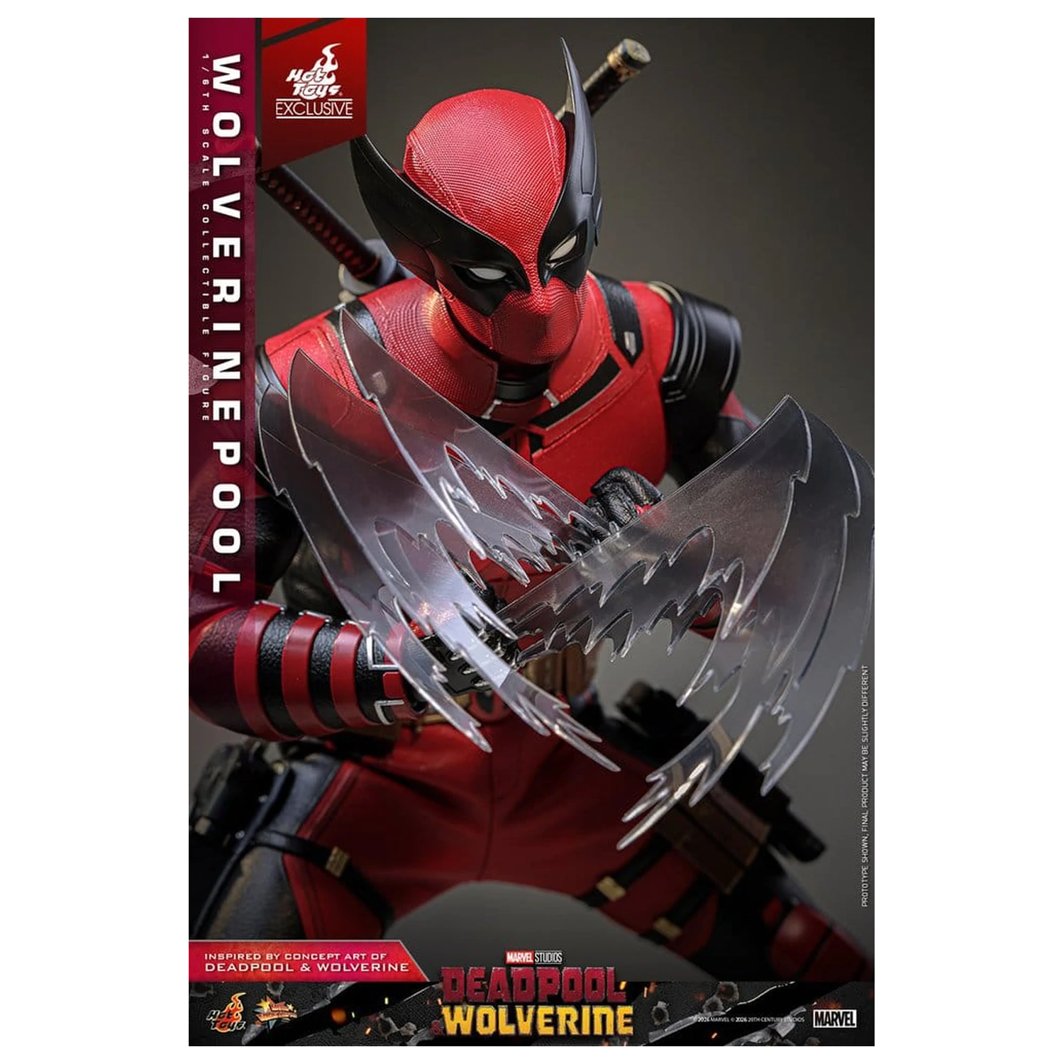 Deadpool & Wolverine Movie Masterpiece akcijska figura 1/6 Wolverinepool 31 cm fotografija izdelka