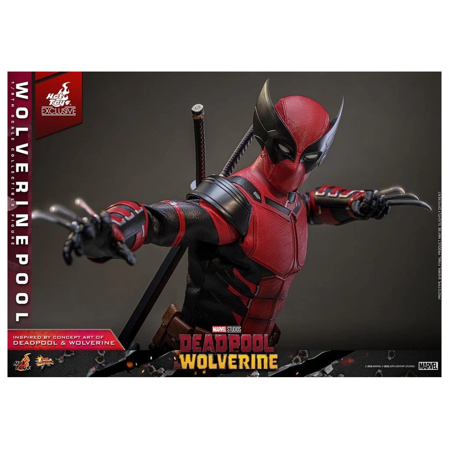 Deadpool & Wolverine Movie Masterpiece akcijska figura 1/6 Wolverinepool 31 cm fotografija izdelka