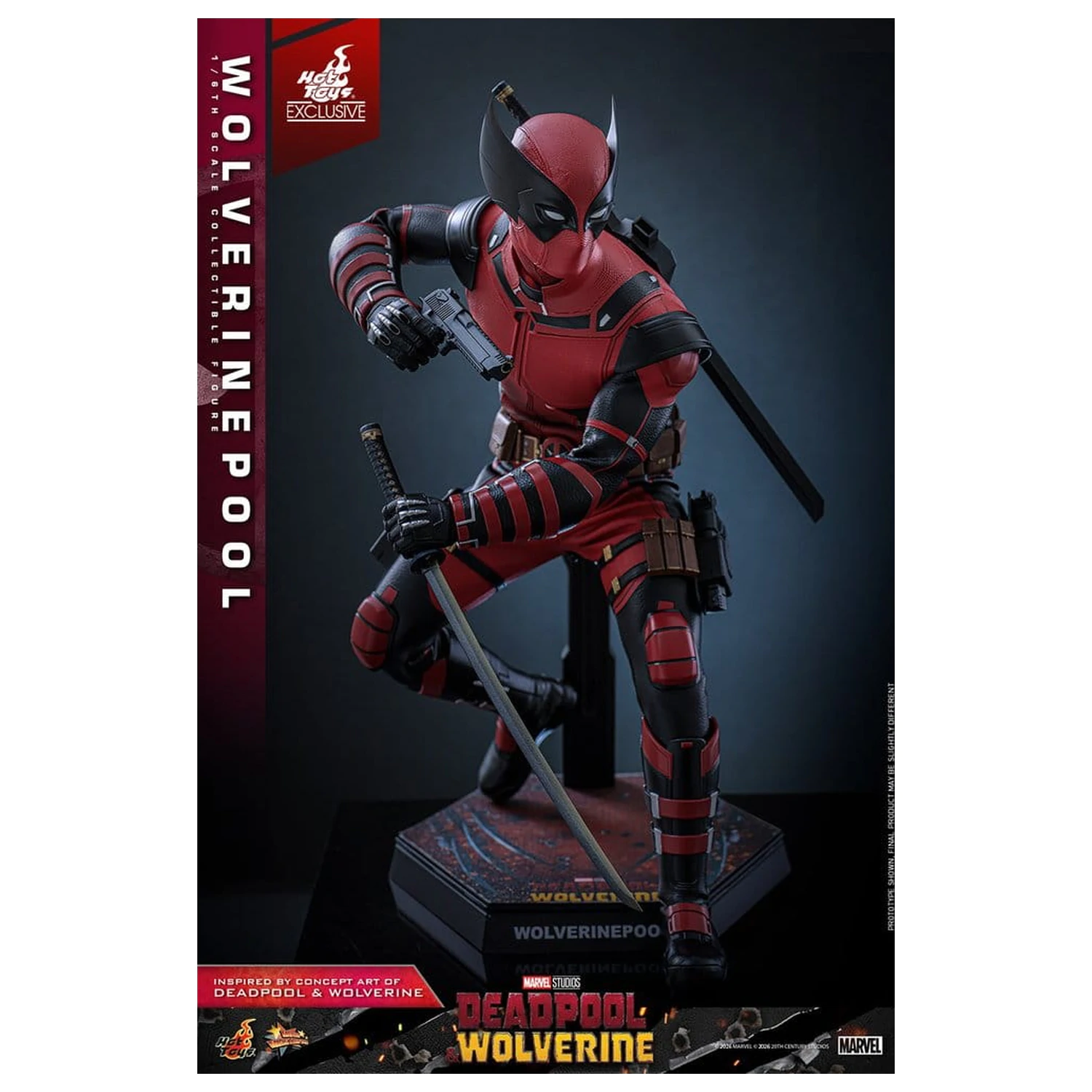 Deadpool & Wolverine Movie Masterpiece akcijska figura 1/6 Wolverinepool 31 cm fotografija izdelka