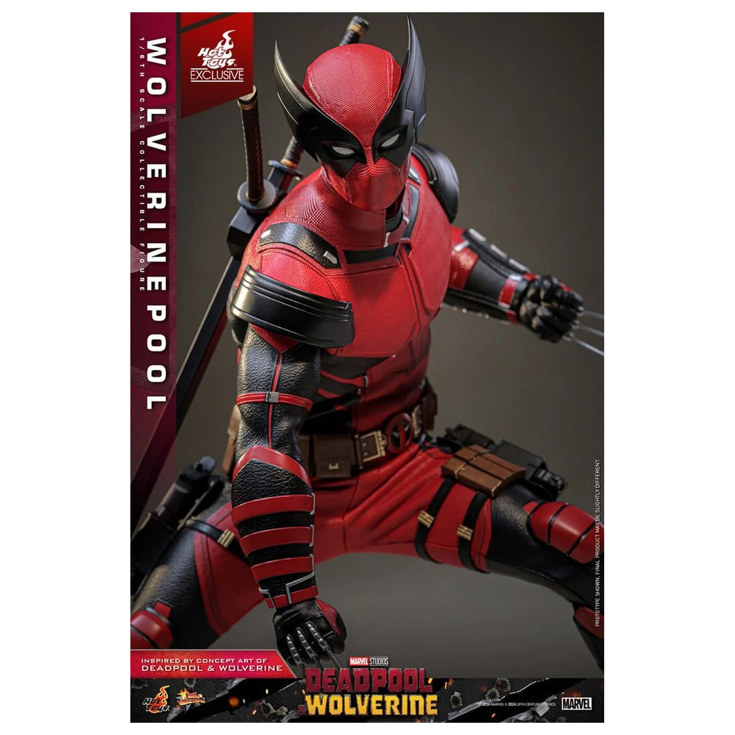 Deadpool & Wolverine Movie Masterpiece akcijska figura 1/6 Wolverinepool 31 cm fotografija izdelka