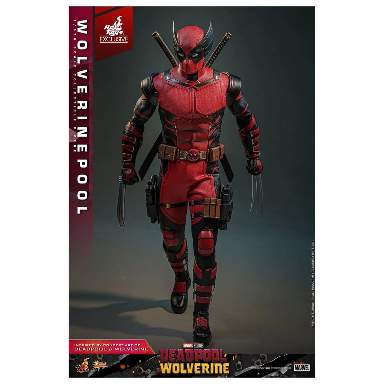 Deadpool & Wolverine Movie Masterpiece akcijska figura 1/6 Wolverinepool 31 cm fotografija izdelka