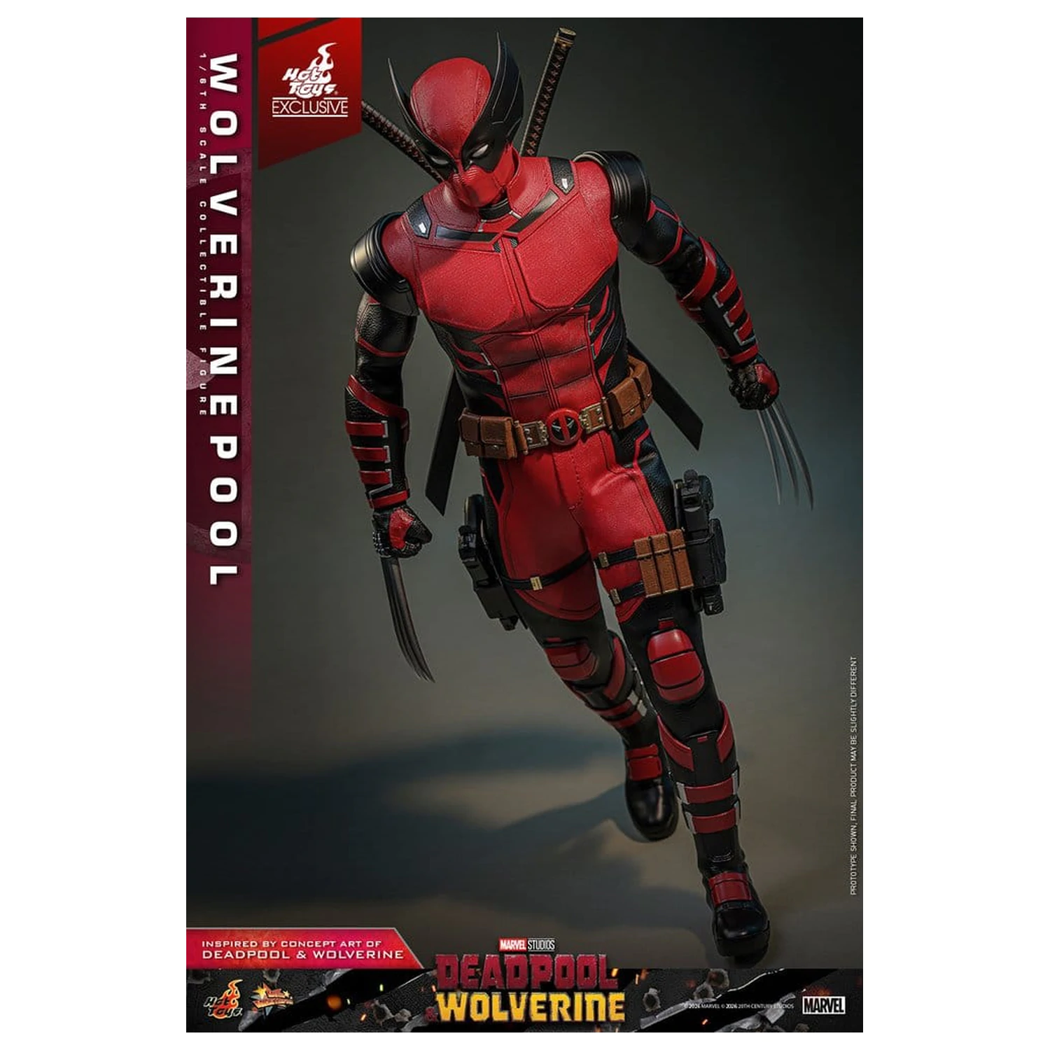 Deadpool & Wolverine Movie Masterpiece akcijska figura 1/6 Wolverinepool 31 cm fotografija izdelka