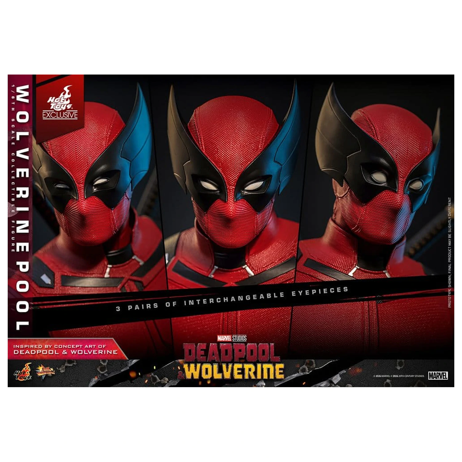 Deadpool & Wolverine Movie Masterpiece akcijska figura 1/6 Wolverinepool 31 cm fotografija izdelka