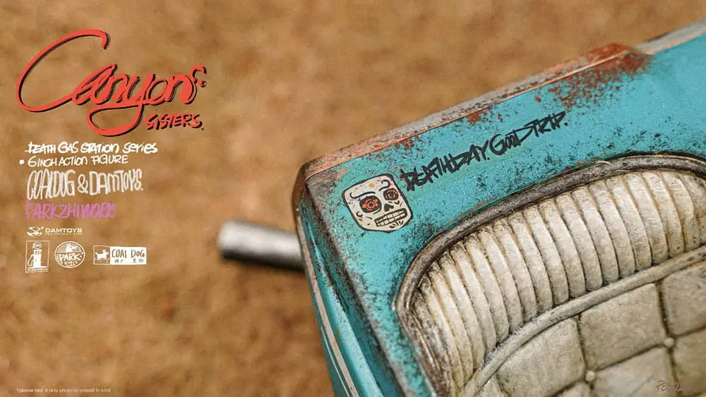 Death Gas Station Series Action Figures Canyon Sisters: Mrs. T & Ms. L 15 cm akcijske figure fotografija izdelka