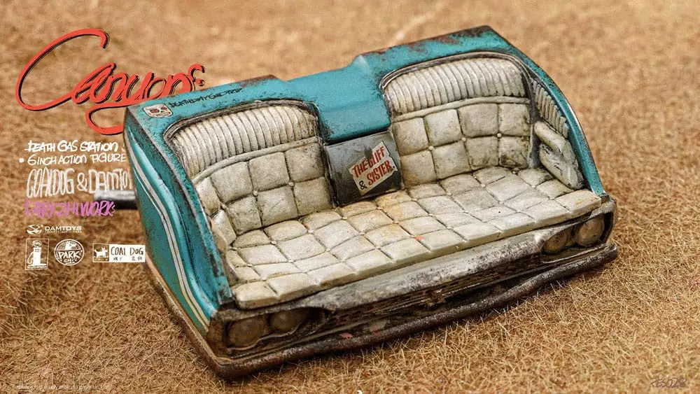 Death Gas Station Series Action Figures Canyon Sisters: Mrs. T & Ms. L 15 cm akcijske figure fotografija izdelka