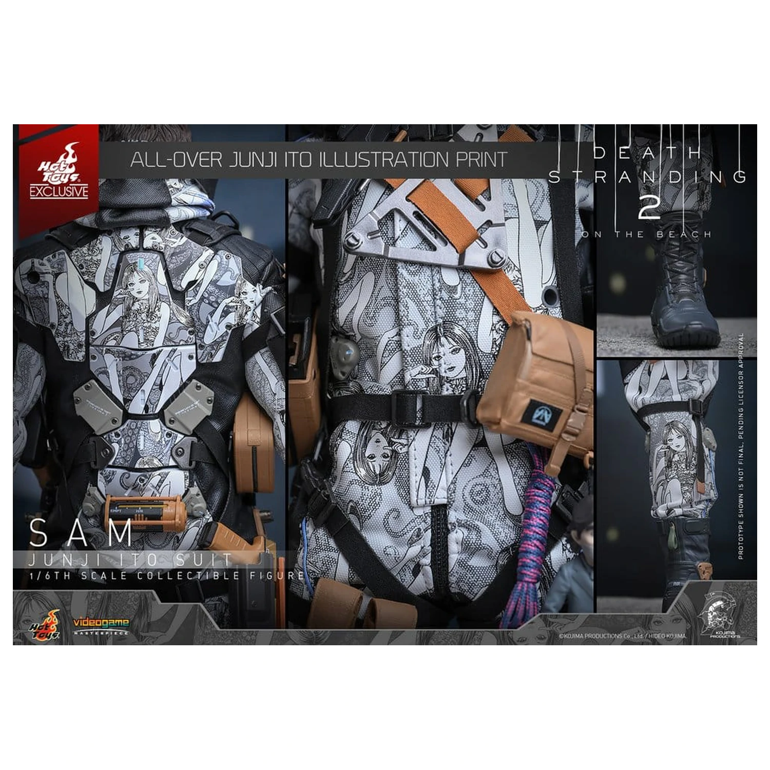 Death Stranding Akcijska figura 1/6 Sam Porter Bridges (Junji Ito Suit) fotografija izdelka