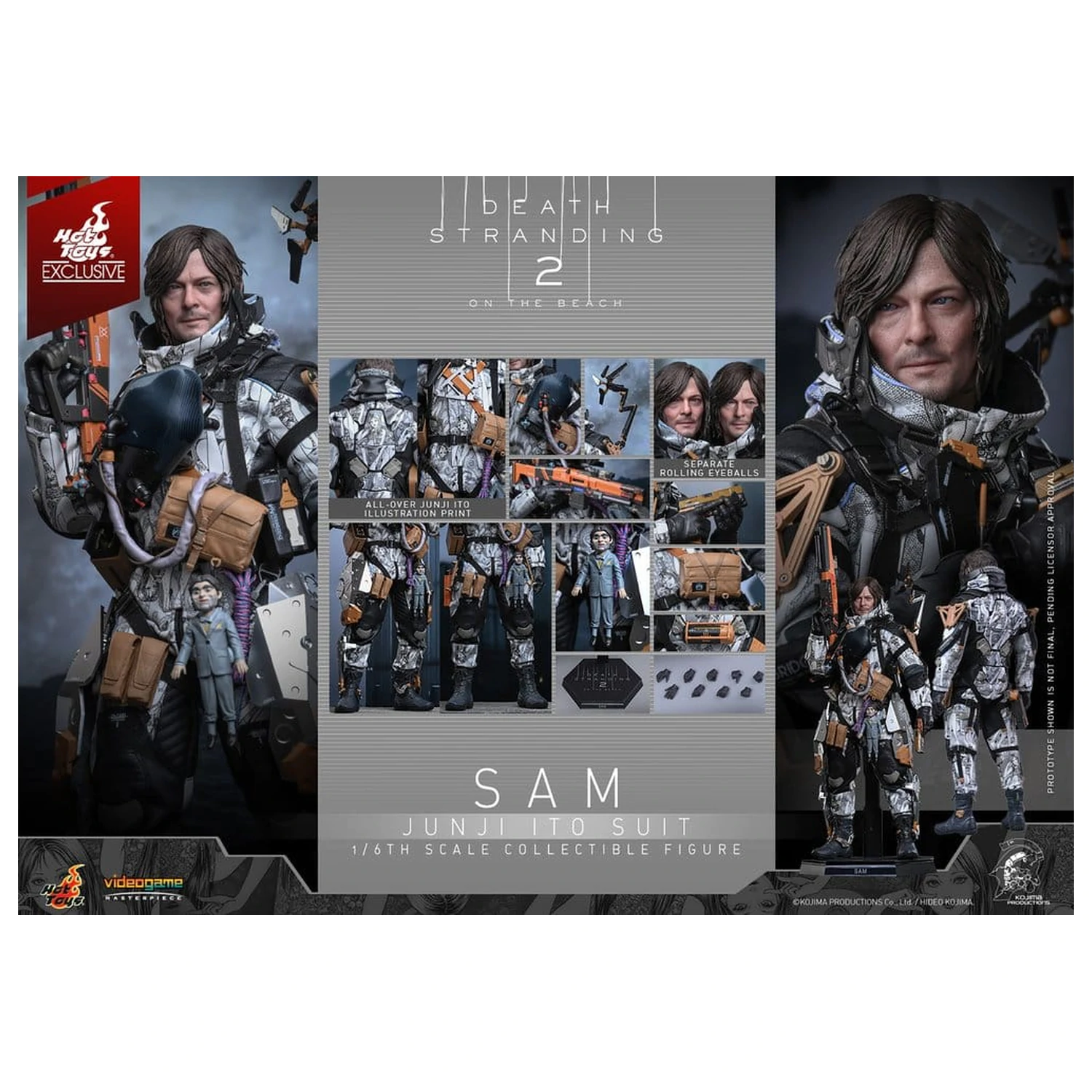 Death Stranding Akcijska figura 1/6 Sam Porter Bridges (Junji Ito Suit) fotografija izdelka