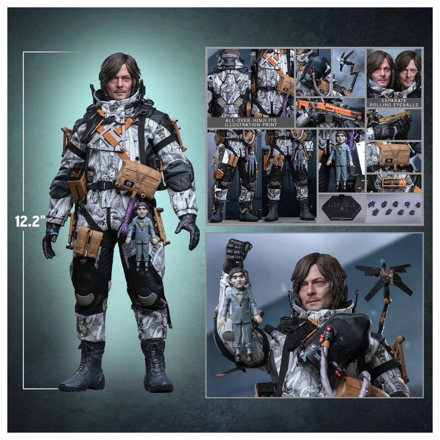 Death Stranding Akcijska figura 1/6 Sam Porter Bridges (Junji Ito Suit) fotografija izdelka