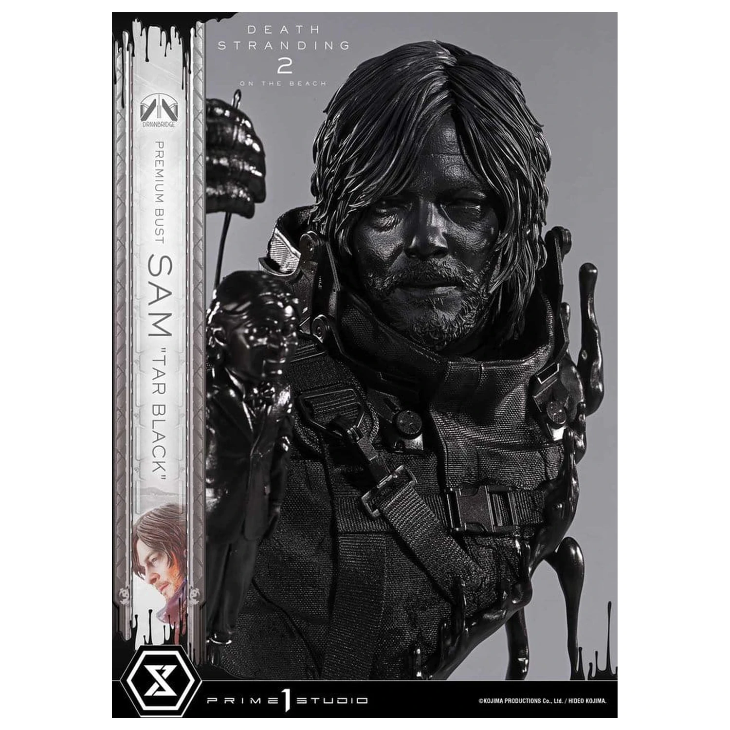 Death Stranding 2: On the Beach Premium doprsni kip 1/3 Sam Tar Black 44 cm fotografija izdelka