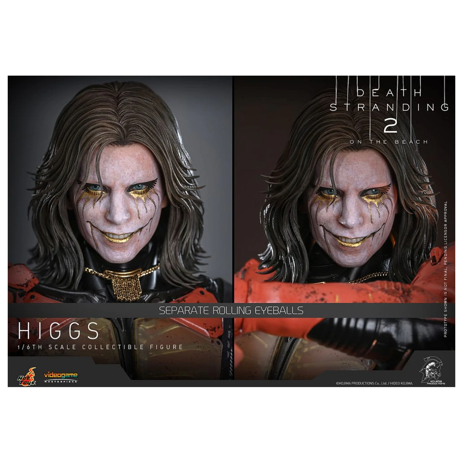 Death Stranding 2: On the Beach Videogame Masterpiece akcijska figura 1/6 Higgs 33 cm fotografija izdelka
