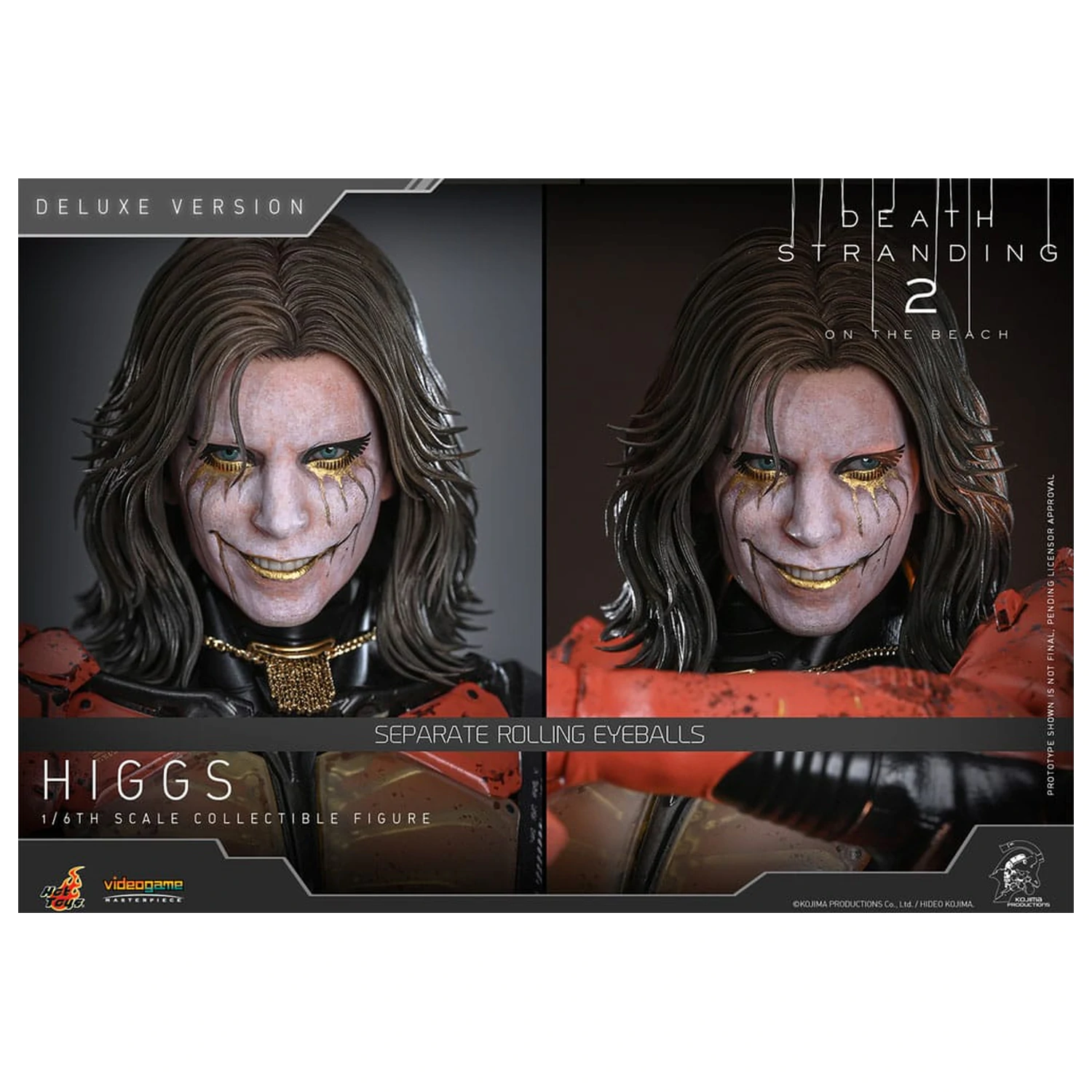 Death Stranding 2: On the Beach Videogame Masterpiece akcijska figura 1/6 Higgs (Deluxe Version) 33 cm fotografija izdelka