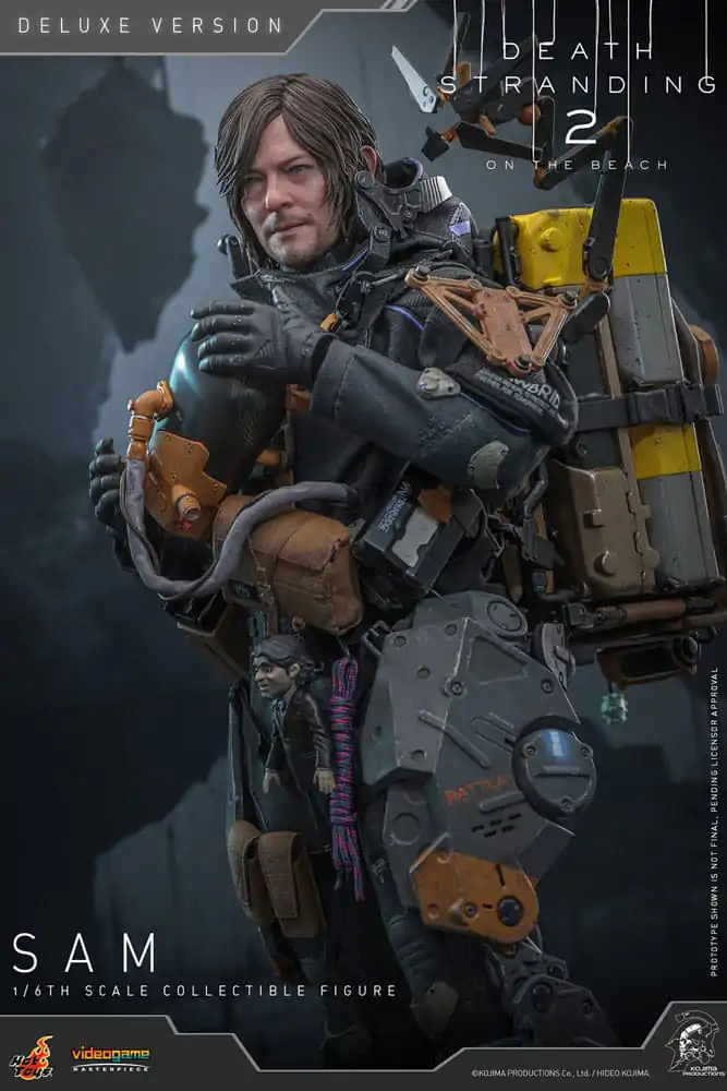Death Stranding 2: On the Beach Videogame Masterpiece akcijska figura 1/6 Sam (Deluxe Version) 31 cm fotografija izdelka