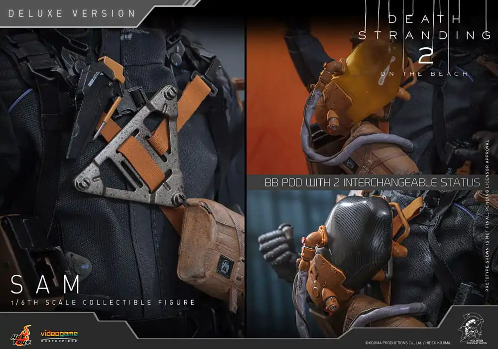 Death Stranding 2: On the Beach Videogame Masterpiece akcijska figura 1/6 Sam (Deluxe Version) 31 cm fotografija izdelka