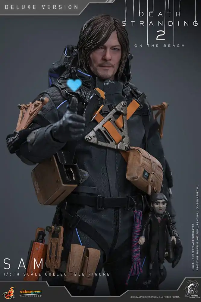 Death Stranding 2: On the Beach Videogame Masterpiece akcijska figura 1/6 Sam (Deluxe Version) 31 cm fotografija izdelka