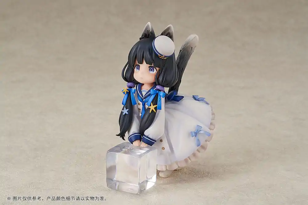 Decorated Life Collection PVC Kip Mačke ob Čaju Krava Mačka 16 cm fotografija izdelka