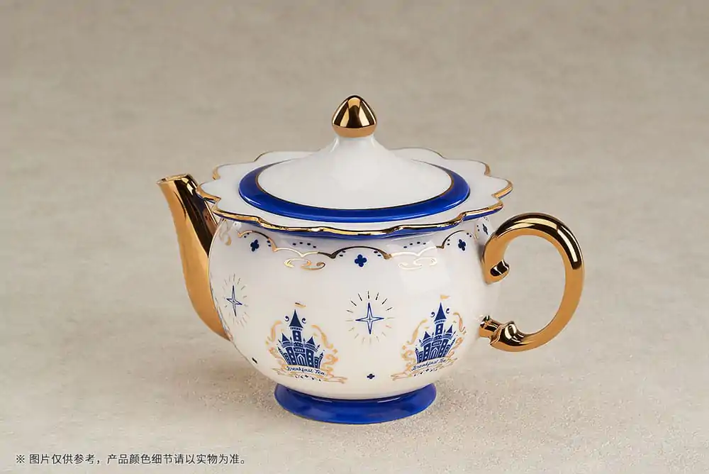 Decorated Life Collection PVC Kip Mačke ob Čaju Krava Mačka 16 cm fotografija izdelka