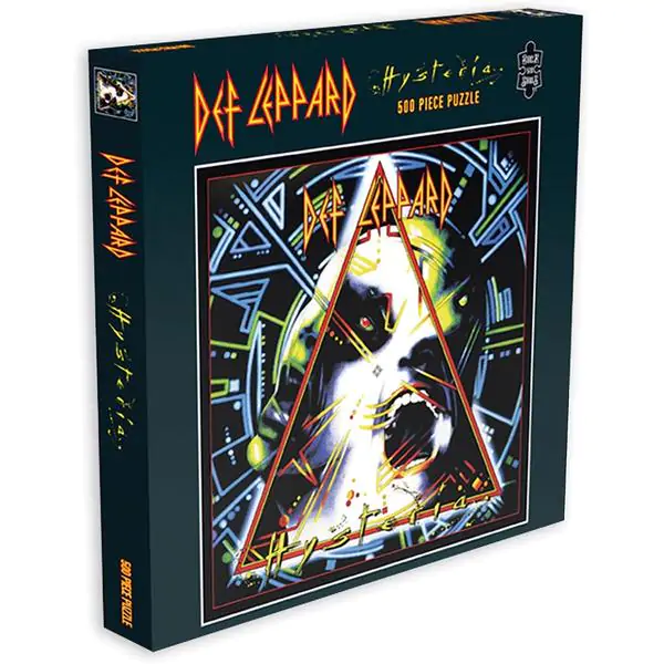 DEF LEPPARD Hysteria Album Puzzle 500 kosov 41x41 cm fotografija izdelka