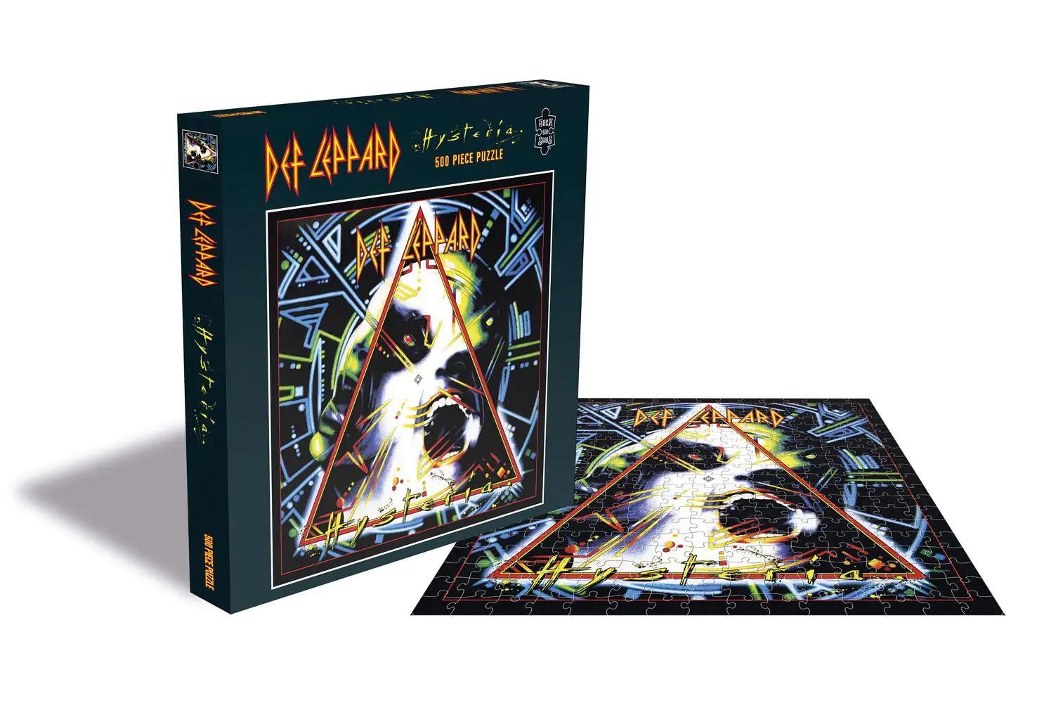 DEF LEPPARD Hysteria Album Puzzle 500 kosov 41x41 cm fotografija izdelka