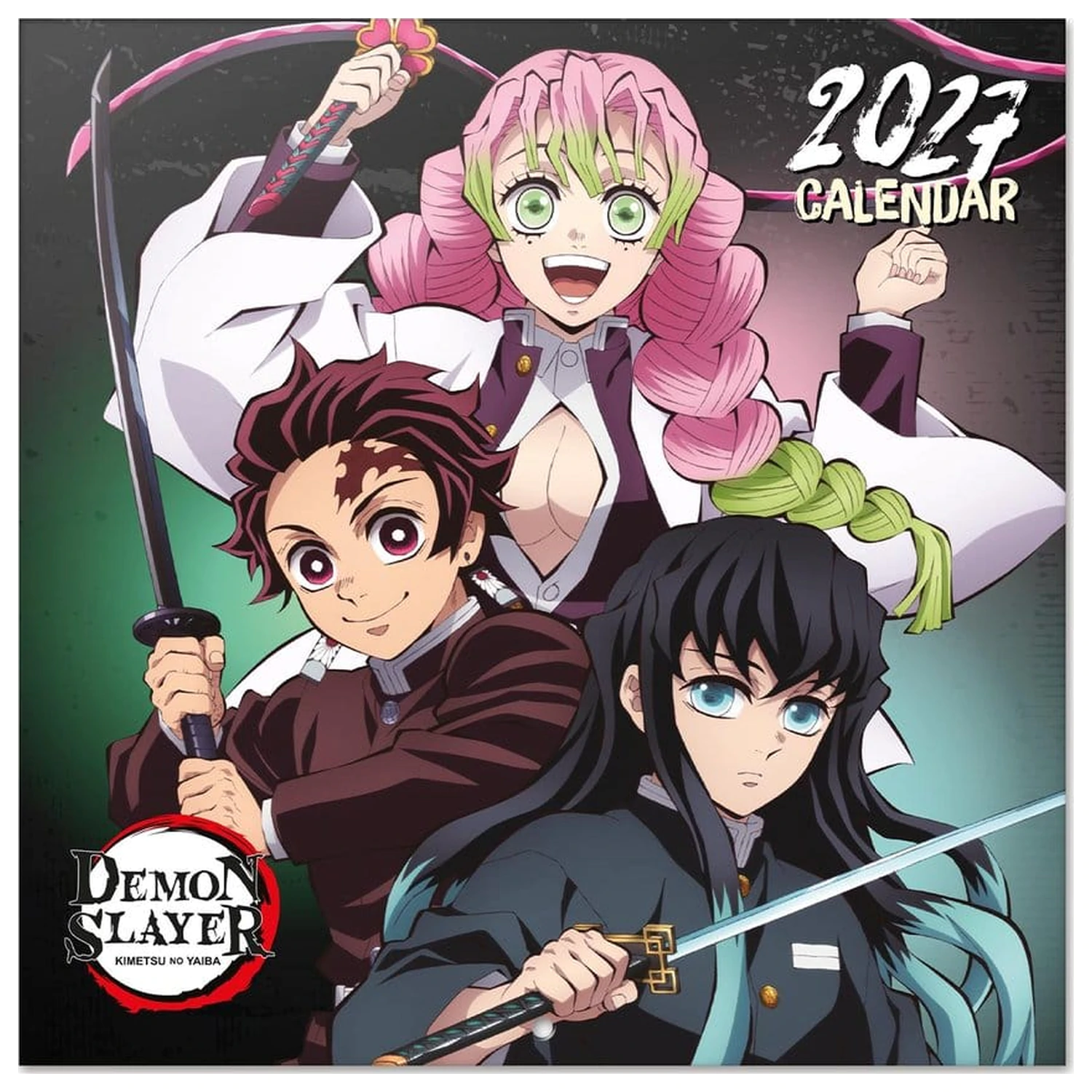 Demon Slayer 2027 stenski koledar 30 x 30 cm fotografija izdelka