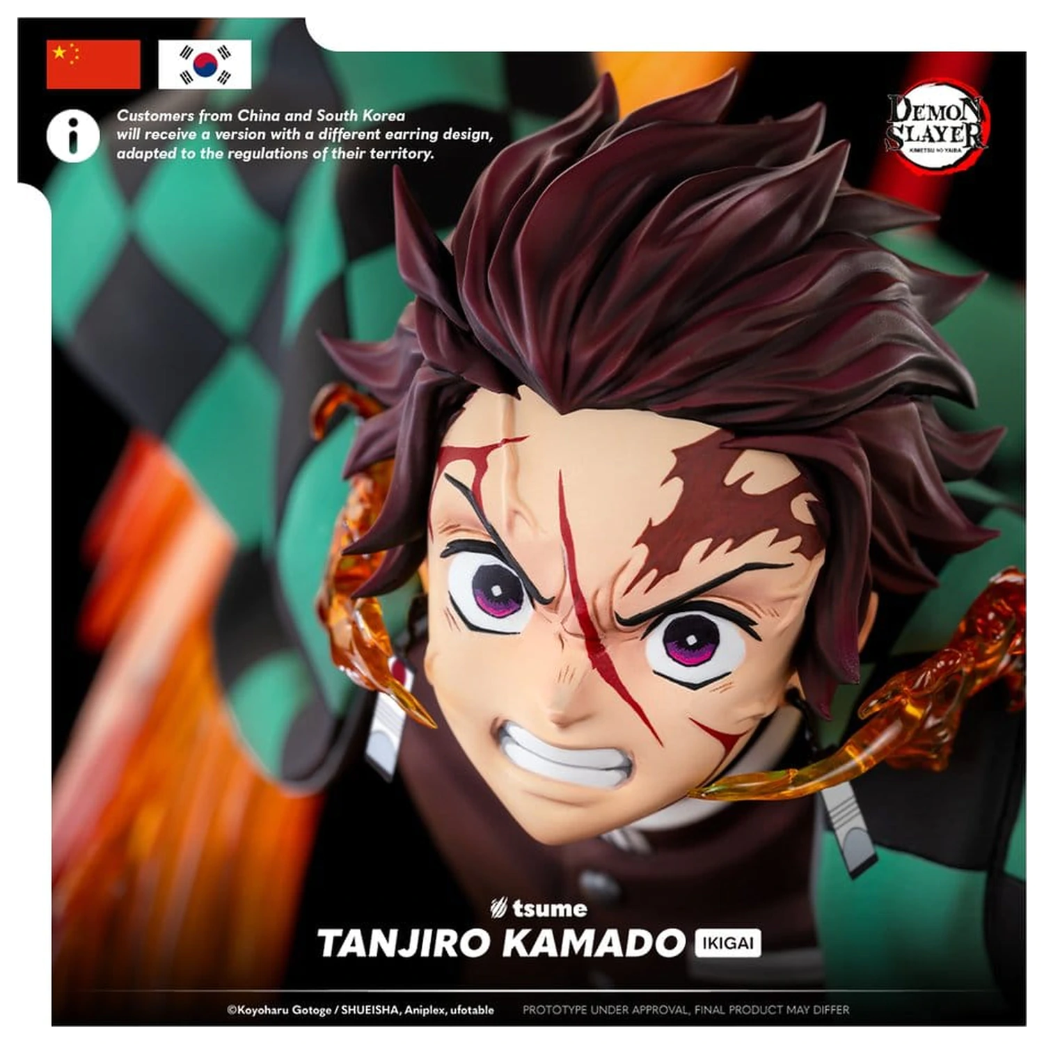 Demon Slayer IKIGAI Figura 1/6 Tanjiro Kamado 44 cm fotografija izdelka