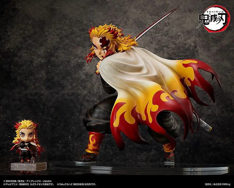 Demon Slayer: Kimetsu no Yaiba kip 1/4 Kyojuro Rengoku 42 cm fotografija izdelka