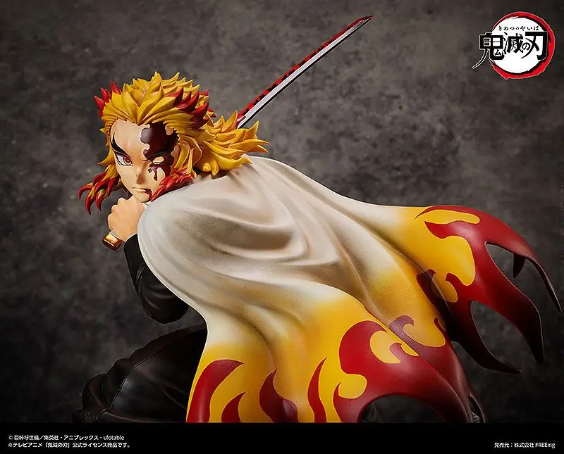 Demon Slayer: Kimetsu no Yaiba kip 1/4 Kyojuro Rengoku 42 cm fotografija izdelka