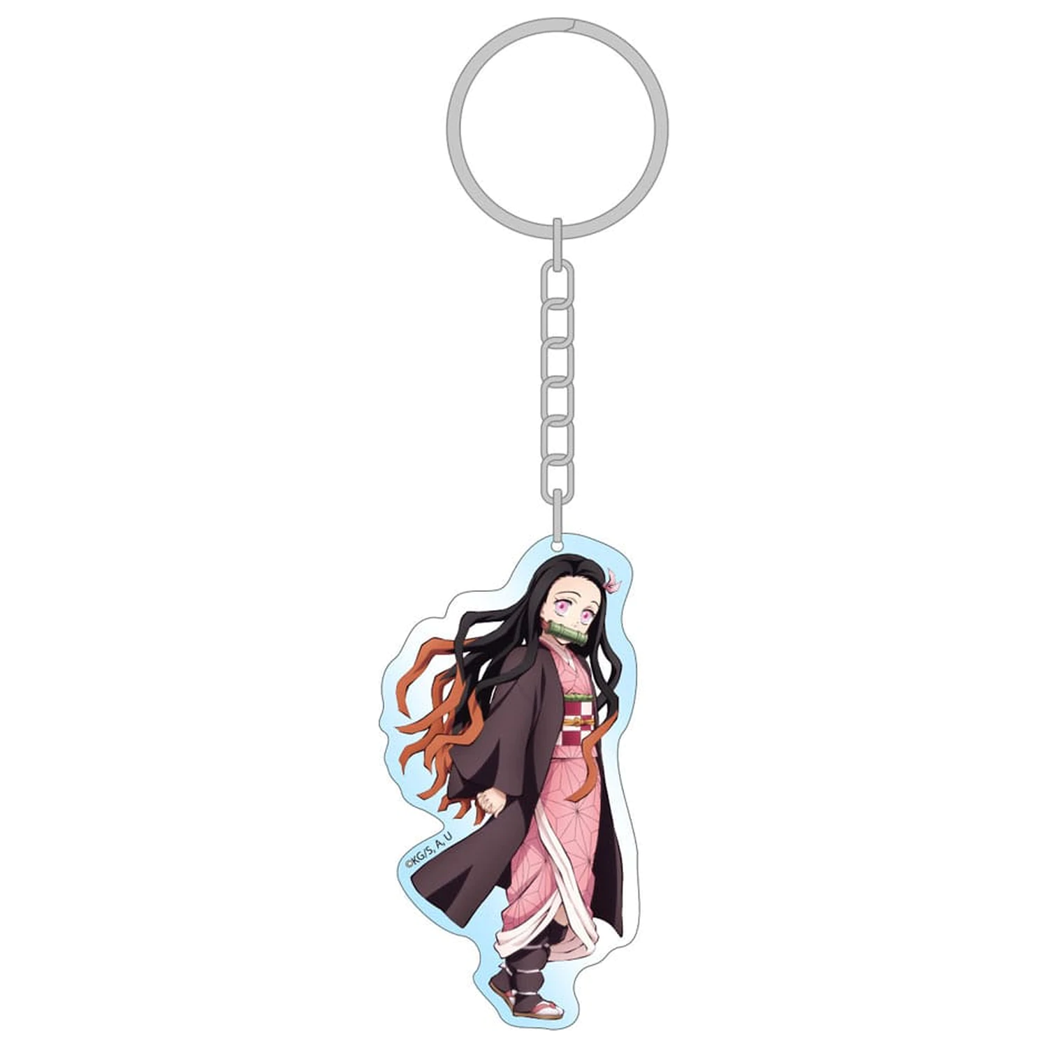 Demon Slayer: Kimetsu no Yaiba akrilni obesek za ključe Nezuko Holographic 7 cm fotografija izdelka